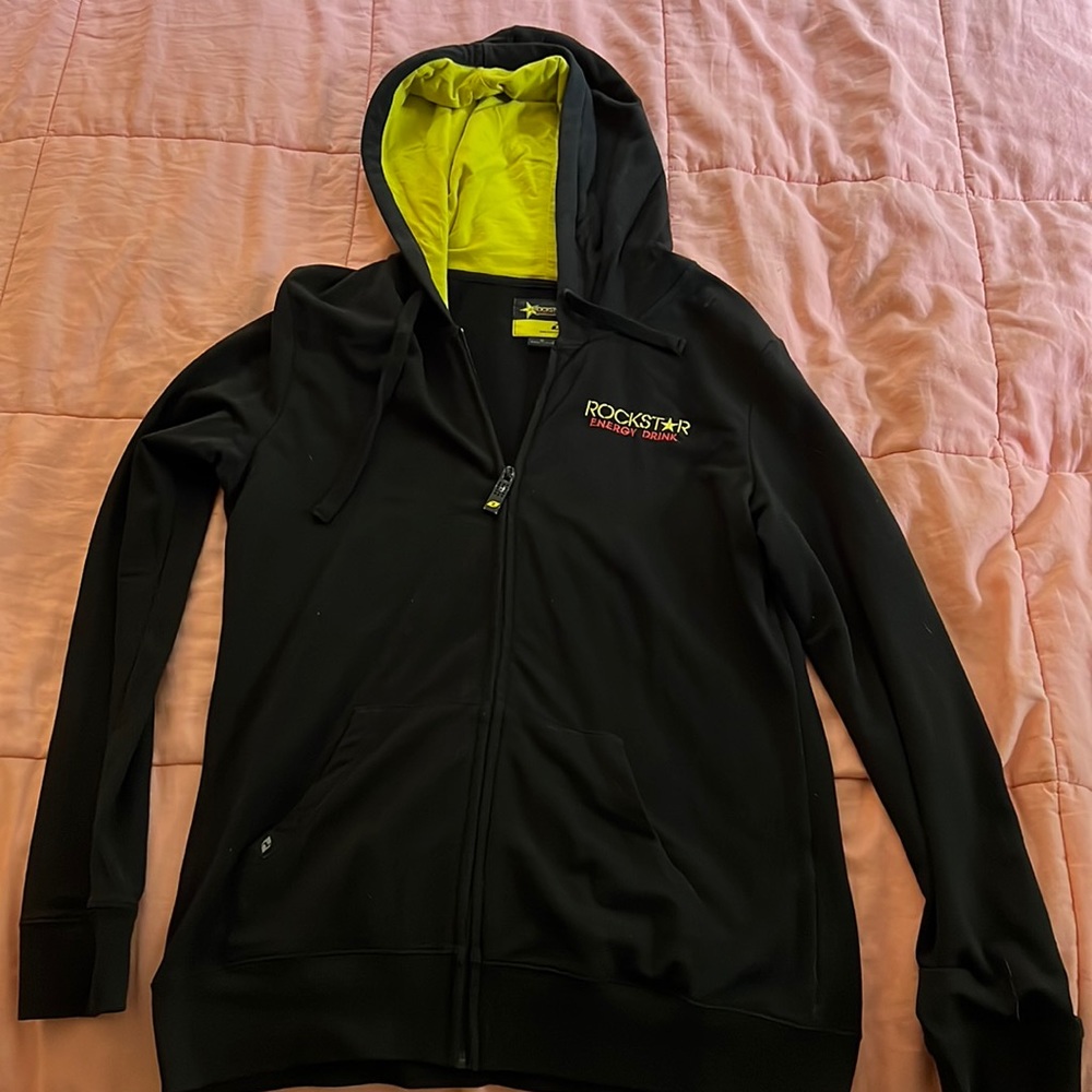 Rockstar Energy zip-up hoodie